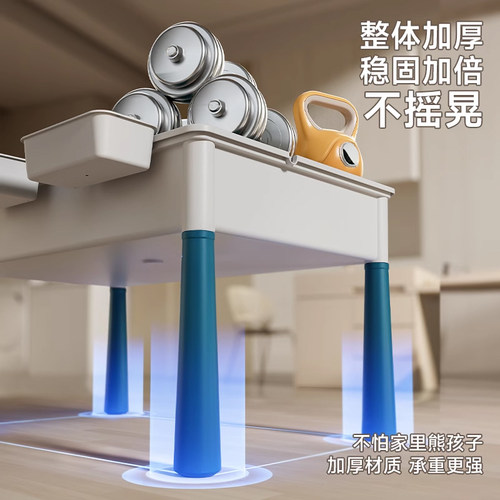 浮造儿童积木桌子多功能大颗粒益智力拼装玩具男孩女孩宝宝游戏桌 - 图3