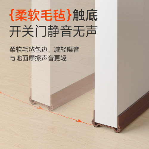 门缝门底密封条隔音超静音神器卧室房门挡板门贴吸音棉缝隙填补条 - 图3
