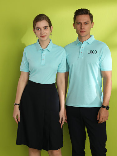 翻领丝短袖poo衫衫定l制logo广告t衫冰纤维定做文化工作团恤队服 - 图2