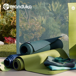 Manduka begin 5mm初学者双面瑜伽垫青蛙垫tpe加厚减震隔音健身垫