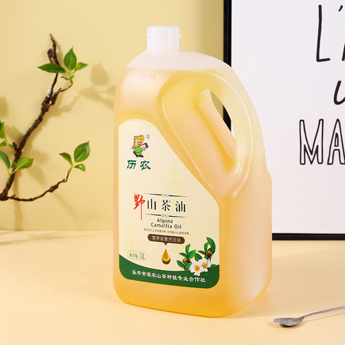 历农纯正山茶油5L 江西高山纯茶油食用油 野茶树茶籽油官方旗舰店 - 图2