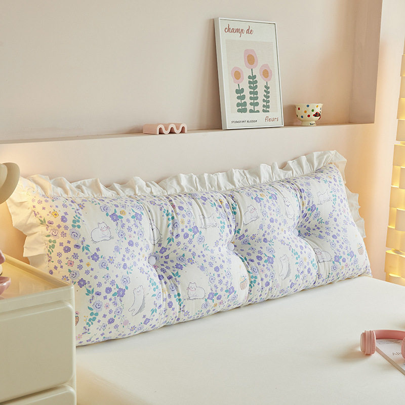 Ins style bedroom bed dormitory bed playing with mobile phone tatami bay window back cushion sofa headrest soft cushion