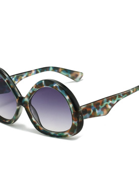 法国coss koko新款个性几何太阳镜 欧美时尚三角企鹅蛋蛋形嘻哈