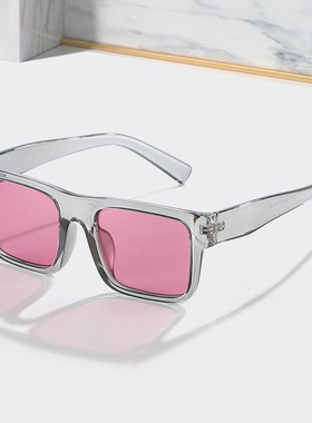 法国coss koko时尚时尚方形太阳镜男式女士深色遮光帘,防紫外线,