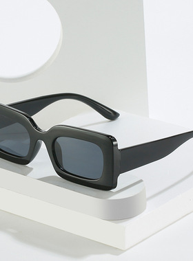 法国coss koko新款方框太阳镜 热款果冻色方框眼镜时尚ins墨镜女