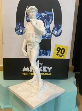 抽象艺术风摆件大卫雕塑