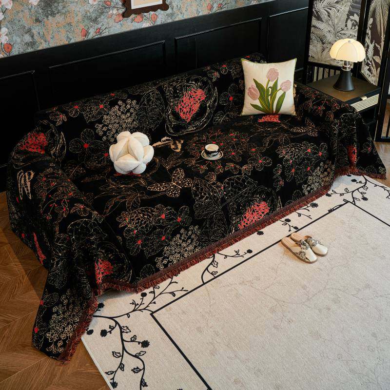 雪尼尔面料沙发垫四季通用防滑坐垫高级感沙发盖布防猫抓沙发套罩,淘宝优惠券,粉丝福利购,淘宝优惠卷