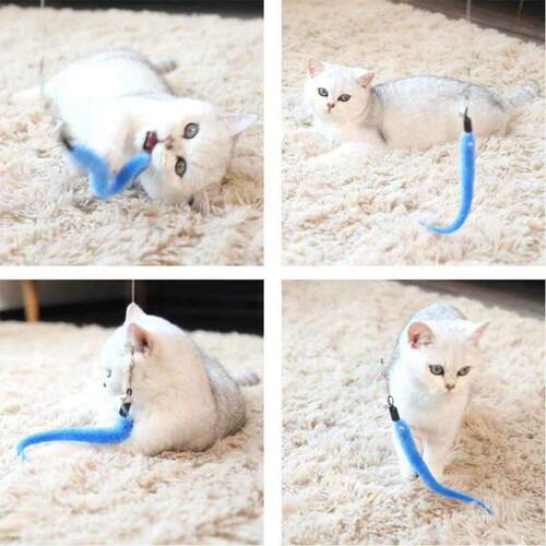 Replace Plush Cat Toy Accessories Worms Replacement Head Fun - 图3