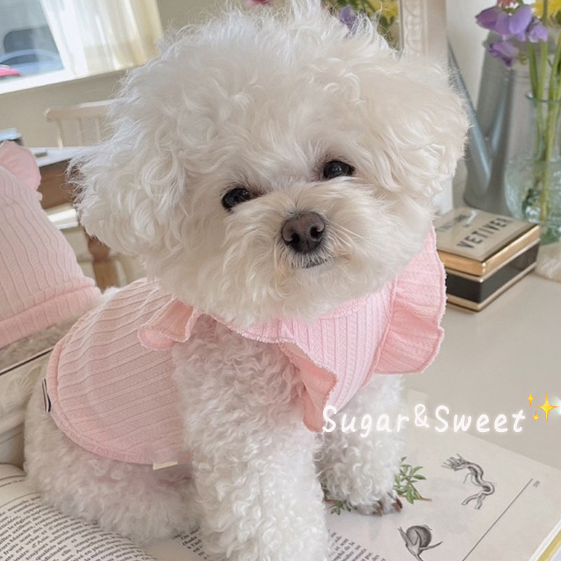 宠物猫咪狗狗衣服名媛风泰迪博美比熊贵宾雪纳瑞小型幼犬薄款透气,淘宝优惠券,粉丝福利购,淘宝优惠卷