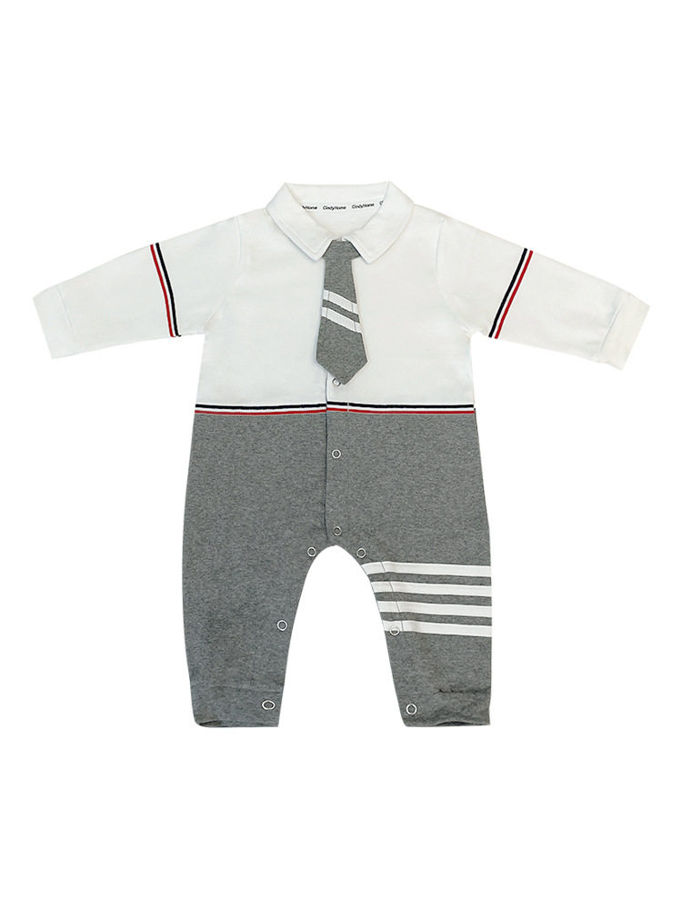 婴儿连体衣春秋帅气超萌宝宝爬服哈衣背心外套婴儿百天两件套衣服,淘宝优惠券,粉丝福利购,淘宝优惠卷