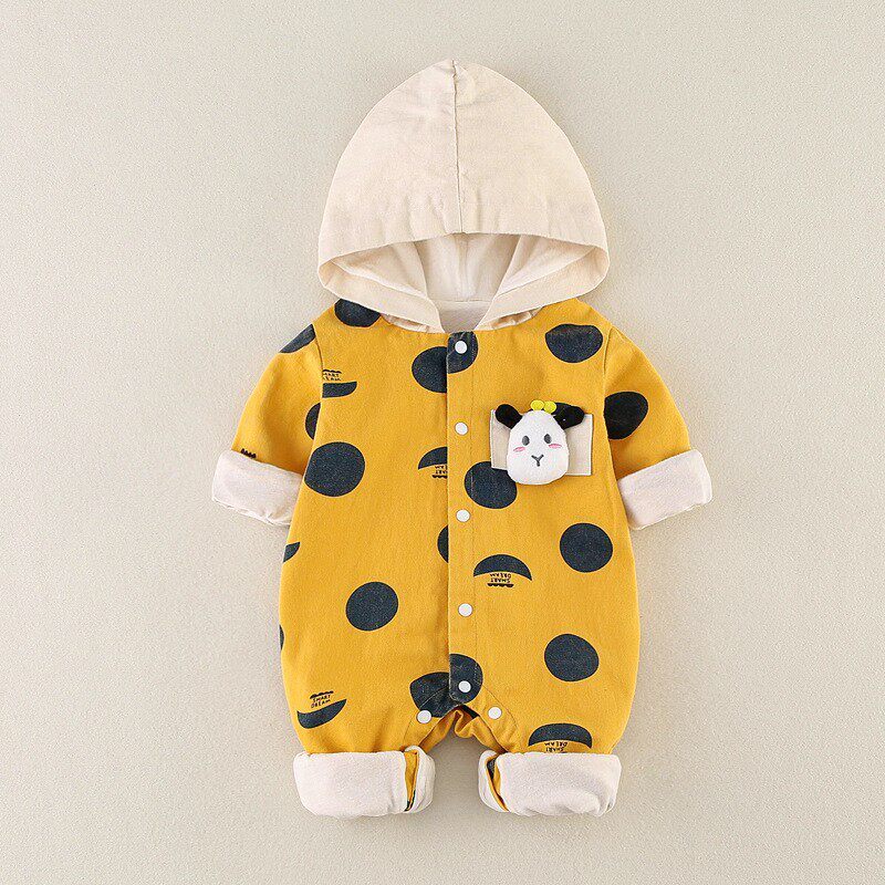 婴儿春季2023装宝宝衣服小孩哈衣 抱抱托连身衣/爬服/哈衣