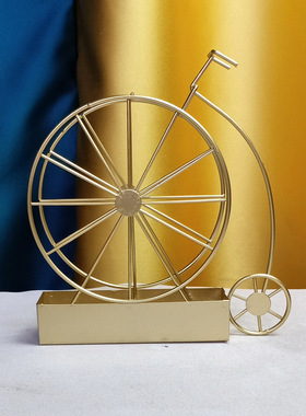 北欧风情铁艺自行车摆件蚊香架蚊香防灰盒家居客厅卧室香炉装饰