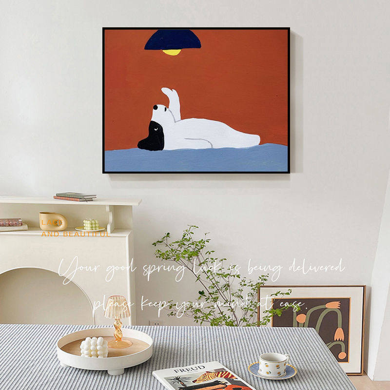 电表箱遮挡简约现代抽象装饰画餐厅挂画卡通动物北欧简约配电箱,淘宝优惠券,粉丝福利购,淘宝优惠卷