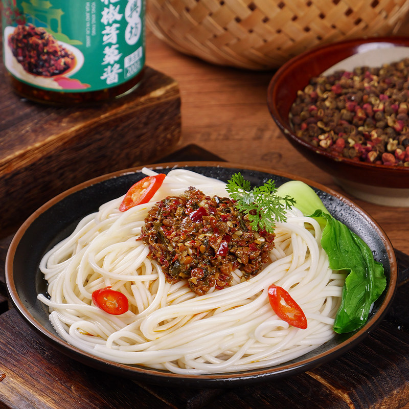 【好物体验专享】永兴坊新鲜花椒芽菜酱200g拌饭夹馍拌面调味,淘宝优惠券,粉丝福利购,淘宝优惠卷