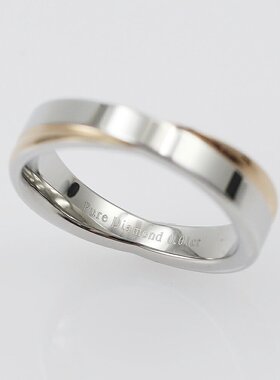 日本直邮Pure PURE Ring 不锈钢316L钻石戒指 PMS-015