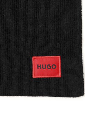 日本直邮Hugo Boss HUGO HUGOBOSS 男士黑色 Zaff 6 围巾 5049602