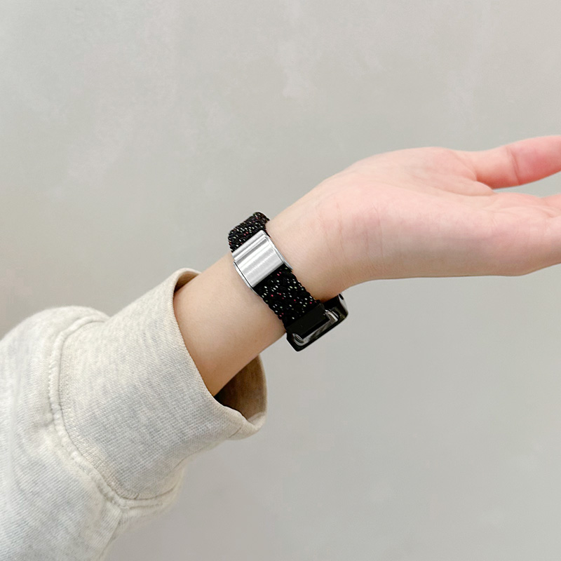 适用华为手环10/9/8NFC表带回环卡扣编织腕带荣耀9智能运动band7/6pro新款编织尼龙透气秋冬替换带配件 - 图2