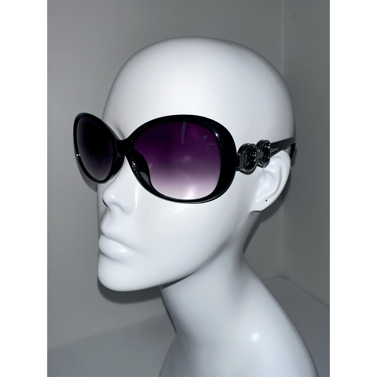 1105lab复古时髦黑紫色大框千禧年镜腿墨镜vintage古早y2k太阳镜,淘宝优惠券,粉丝福利购,淘宝优惠卷