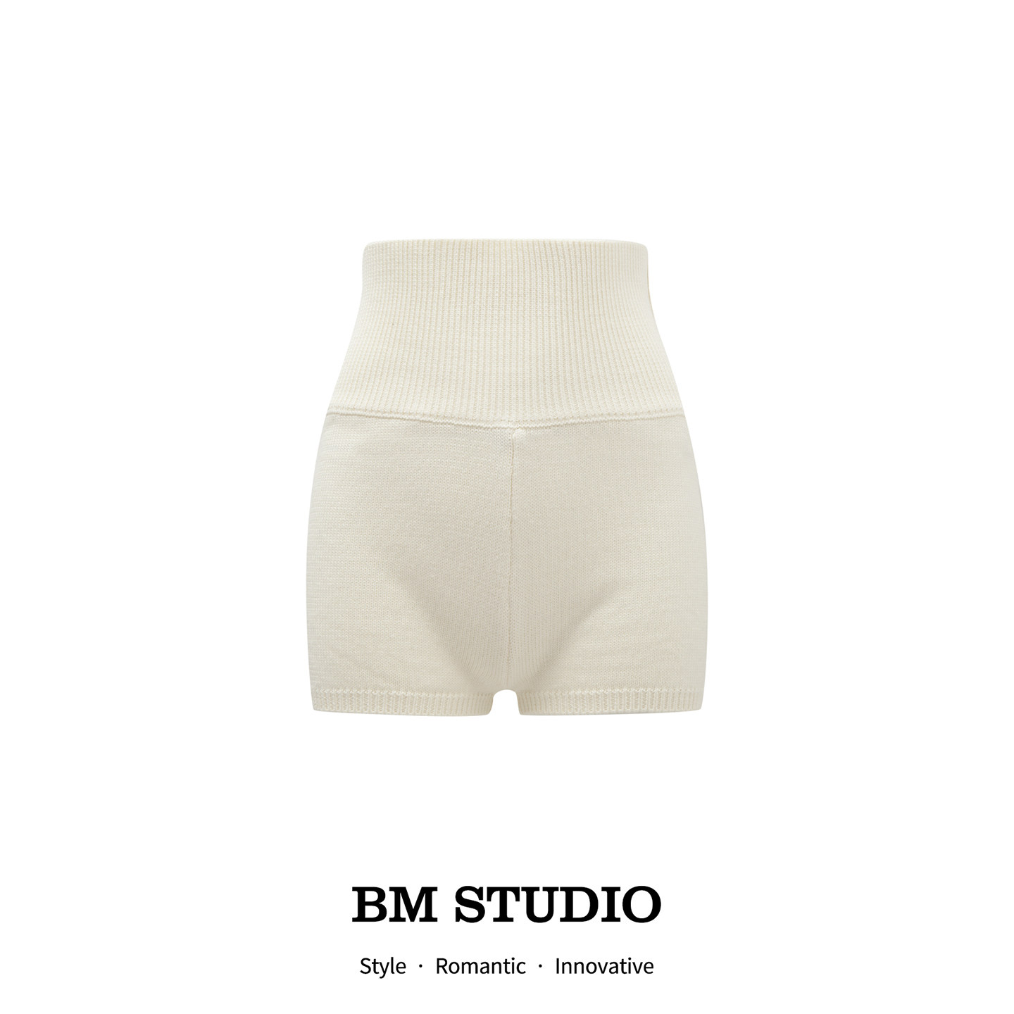 Brandygirl新款bm针织短裤纯色辣妹修身显瘦百搭高腰包臀外穿裤子,淘宝优惠券,粉丝福利购,淘宝优惠卷