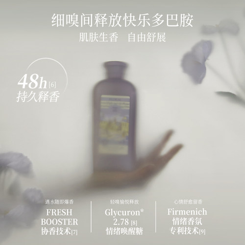 【绿雾橘林】roopy润培氨基酸沐浴露持久留香倍润果酸沐浴乳正品 - 图3
