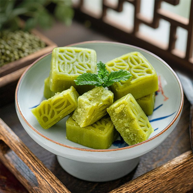 绿豆糕点心传统老式夏季冰凉糕休闲零食小吃特产美食年货下午茶点,淘宝优惠券,粉丝福利购,淘宝优惠卷