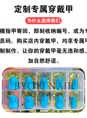 手指甲复制穿戴甲翻模泥倒膜泥