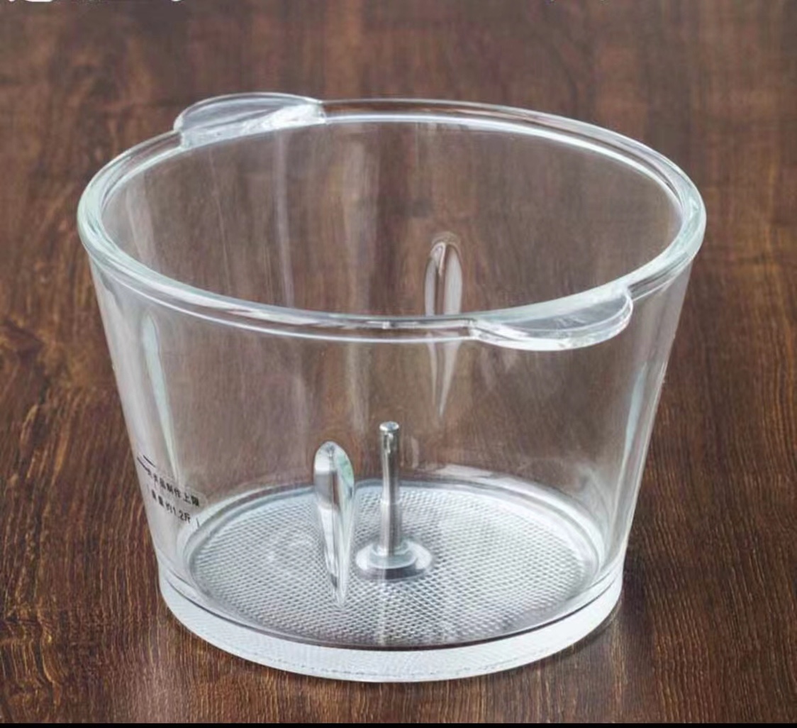 惠尔普斯绞肉机配件玻璃碗不锈钢碗玻璃钢搅拌杯搅拌杯子桶容器皿 - 图2