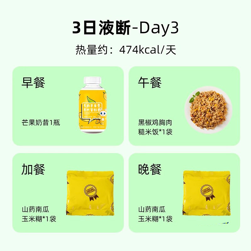 轻食代餐食品3日轻液断餐全餐减健身粗粮肥饱腹即食脂免煮主食品