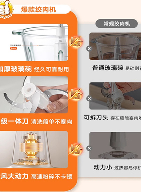 德国进口多功能家用全自动绞肉机