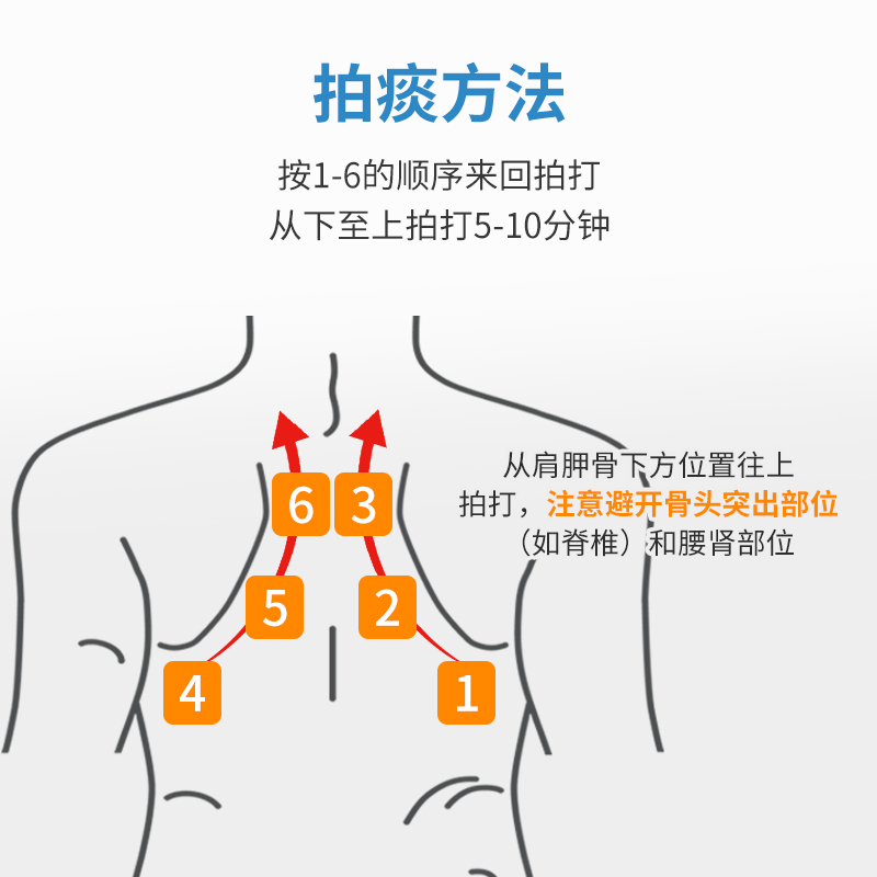 拍痰器拍痰杯拍背咳痰神器儿童老人家用吸痰硅胶拍打婴儿排痰按摩 - 图1