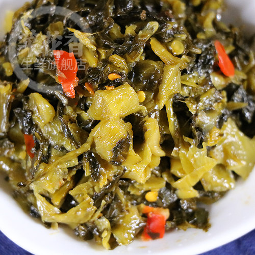 菜花香开味酸菜60g袋装四川老坛泡菜开味榨菜拌面下饭酱腌小咸菜 - 图3