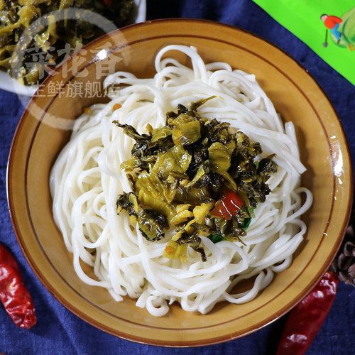 菜花香开味酸菜60g袋装四川老坛泡菜开味榨菜拌面下饭酱腌小咸菜 - 图2