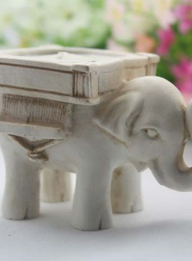 北欧式烛台小动物蜡烛台树脂工艺品摆件创意婚庆家居摆件元旦