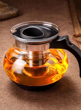 饮水机玻璃水壶专用一键凉水壶小型保温茶吧底座电热水杯透明上，