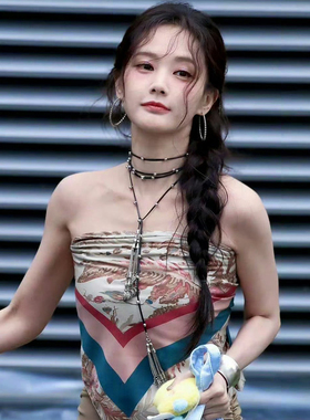 李一桐同款项链女民族风