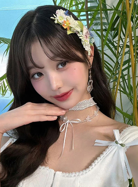 张元英同款蝴蝶串珠项链