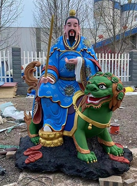 中式救苦天尊玻璃钢树脂神像定制