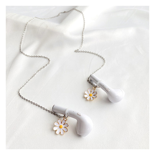 雏菊耳机防丢链华为苹果airpods适用小米蓝牙耳机跑步防掉绳pro夹 - 图3