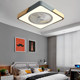 Living room electric fan light living room bedroom fan light ultra-thin