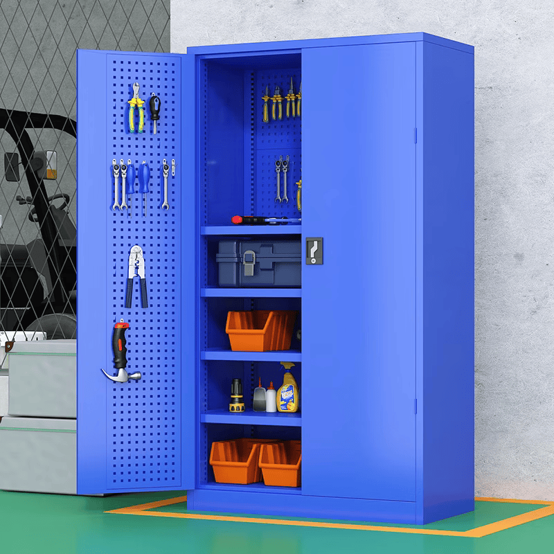 重型工具柜子车间用零件汽修加厚工具箱收纳家用铁皮柜车库储物柜 - 图2