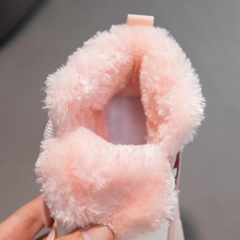 女童高帮棉靴2025秋冬新款中大童软底保暖厚大棉雪地靴儿童运动鞋,淘宝优惠券,粉丝福利购,淘宝优惠卷