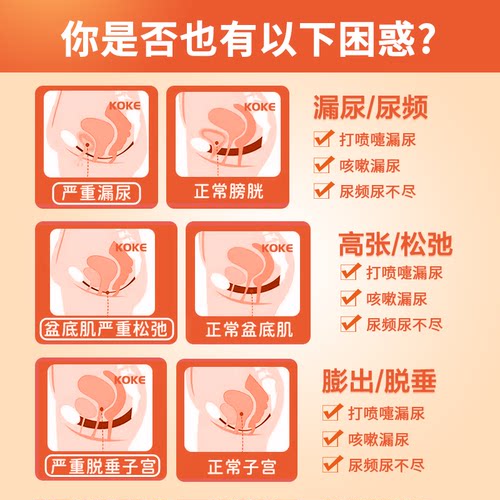 科卡阴道哑铃医用盆底肌修复训练器家用凯格尔球子宫下垂漏尿松弛 - 图2