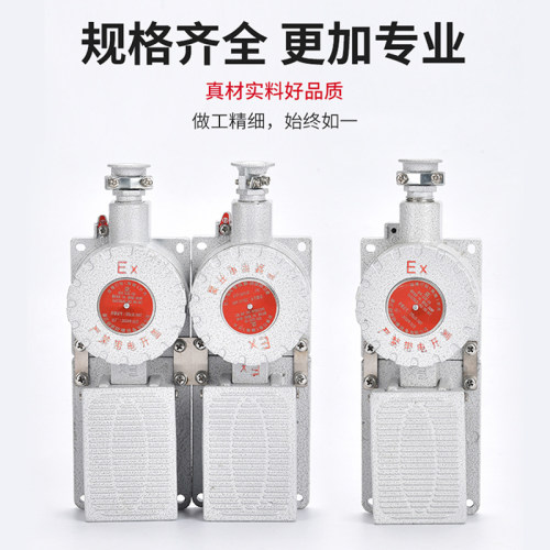 LJT-10防爆行程（脚踏）开关IIC单双踏DLXK-10铝合金限位控制包邮 - 图0