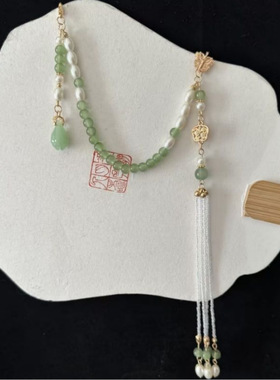 新中式复古旗袍压襟茶服古装服饰挂饰气质日常百搭小清新饰品挂件