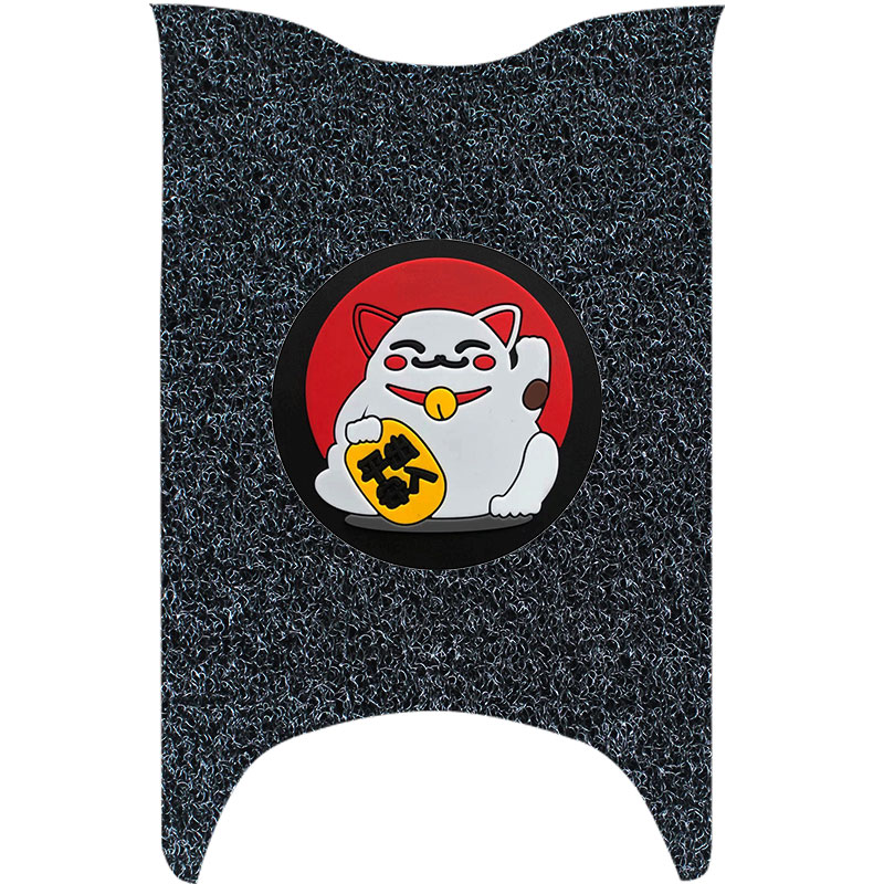 适用于爱玛漫可QB25丝圈脚垫爱玛电动车TDR4221Z踏板防水丝圈脚垫 - 图0