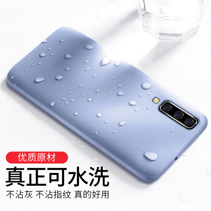 适用于三星a50手机壳Samsung galaxy A50硅胶sma5050简约sm一a5050防手汗a505f机壳samsung盖乐世a50时尚DS女-图2