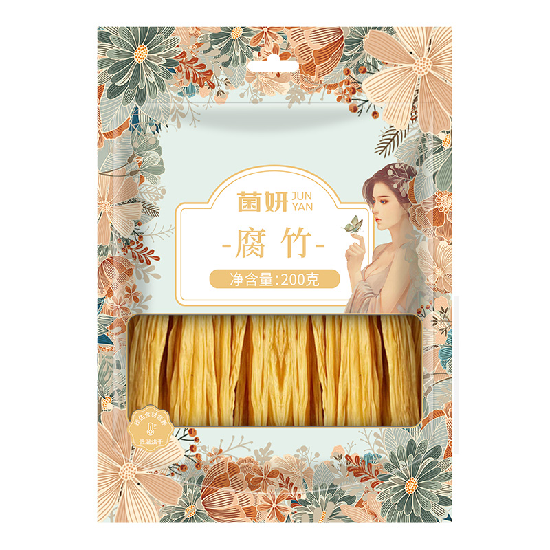 【菌妍】古法农家腐竹干货豆腐皮凉拌菜火锅食材易泡发凉拌