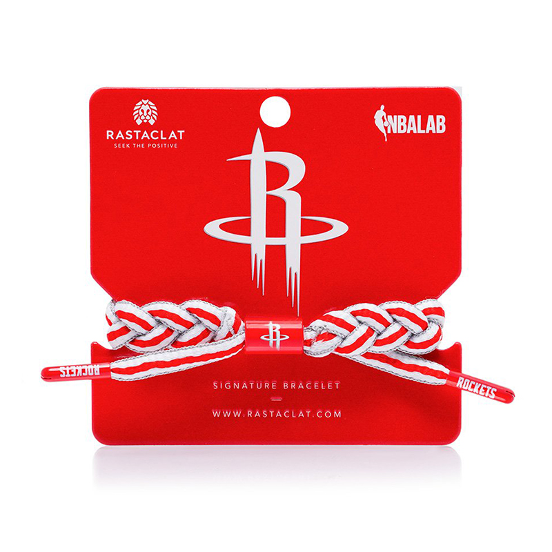 RASTACLAT小狮子手链NBA火箭公牛队限定联名潮牌情侣编织鞋带手绳 - 图2