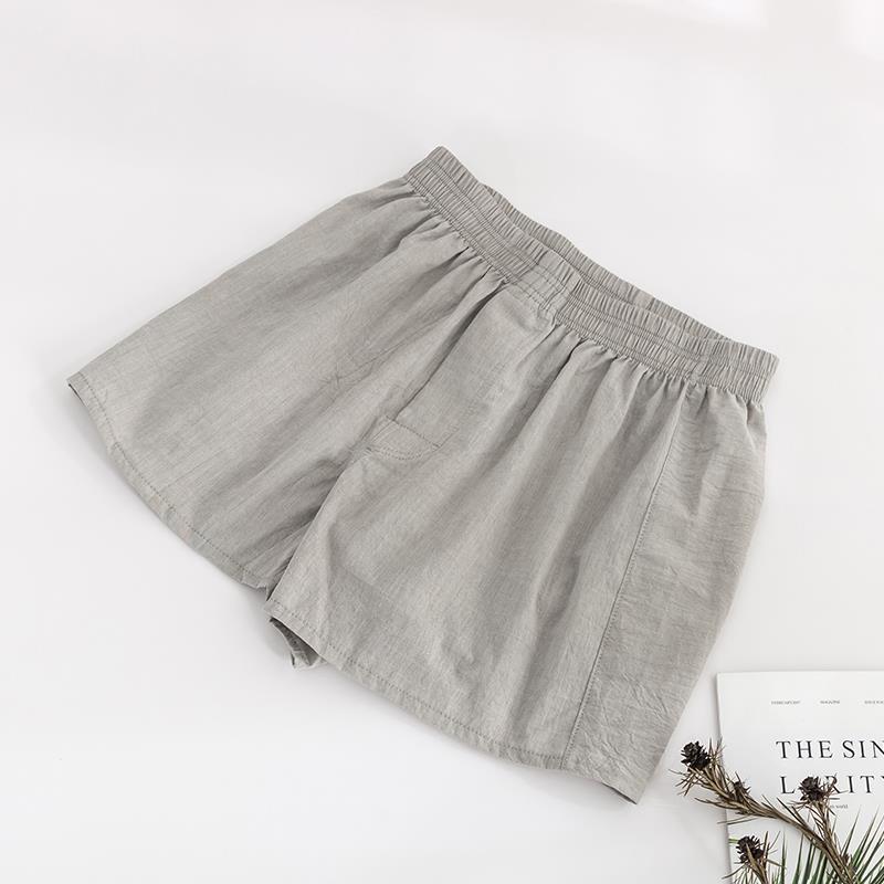 日本muI阿罗裤男士纯棉居家内裤舒适透气平角裤格子高端睡裤全棉 - 图2