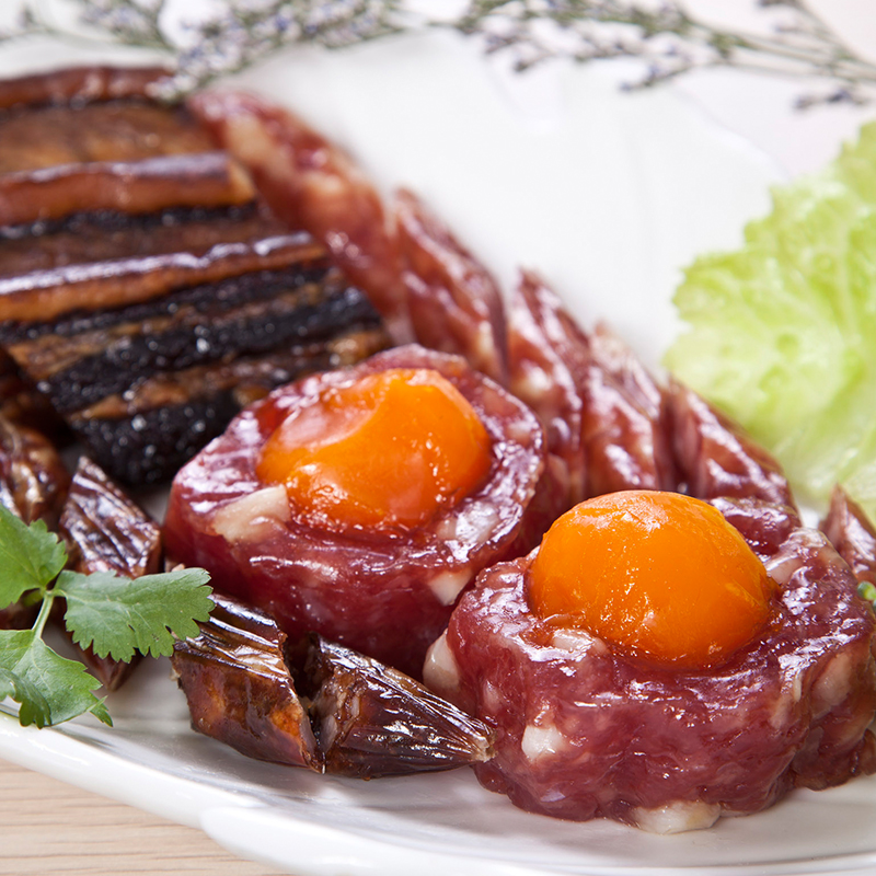广州酒家 大四喜腊味礼盒500g 广东腊肠腊肉腊味节日送礼广式腊肠